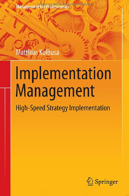 Cover of the book  „Implementation Management“