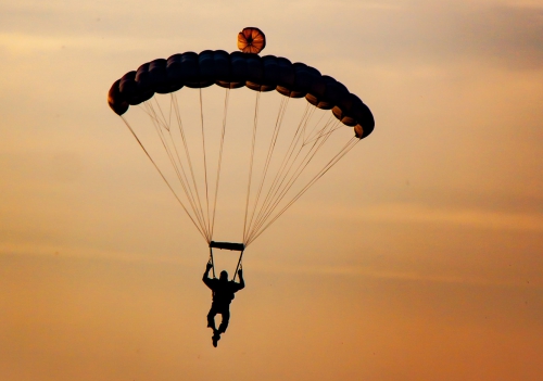 Parachute jump